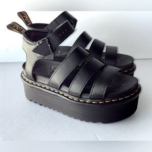 Dr. Martens Blaire Hydro leather platform sandals